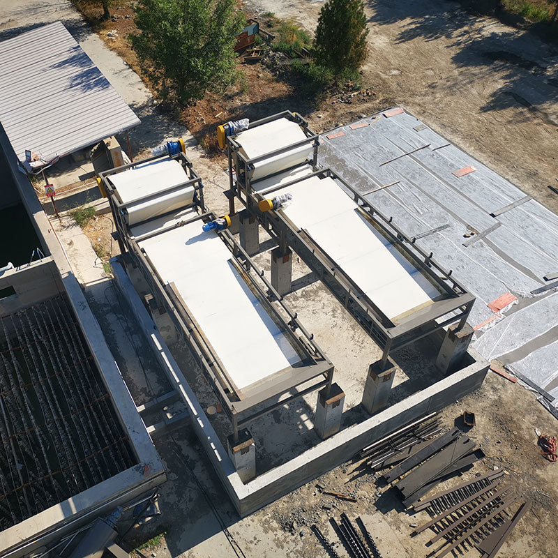 印染污泥脱水带式污泥浓缩脱水一体机带式压滤机带式污泥脱水机