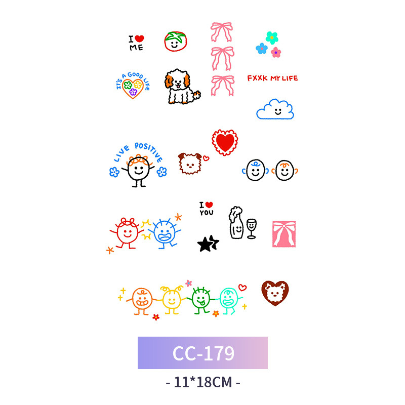 Transfronterizo en stock al por mayor de halloween colorido mariposa tatuaje pegatinas simulación sangrienta cicatriz pegatinas divertidas pegatinas impermeables