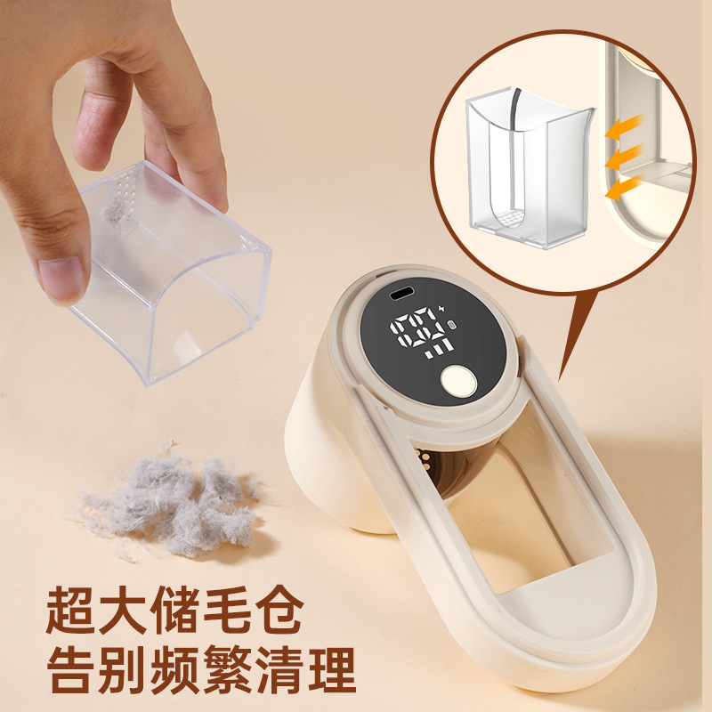 Trimmer de pelo de carga inalámbrica doméstica depilador de pelo de afeitar portátil ligero suéter depilador eléctrico