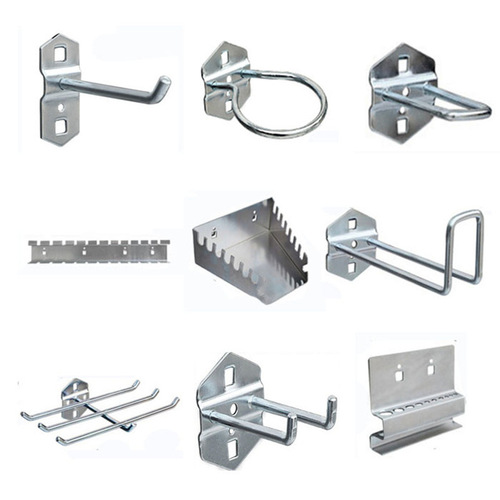 Batch display rack metal hook accessories screwdriver wrench hole hole board square hole hooks storage organization tool hooks