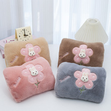 暖手袋插电防爆自动断电可双插手可爱毛绒暖宝宝充电式热水袋批发