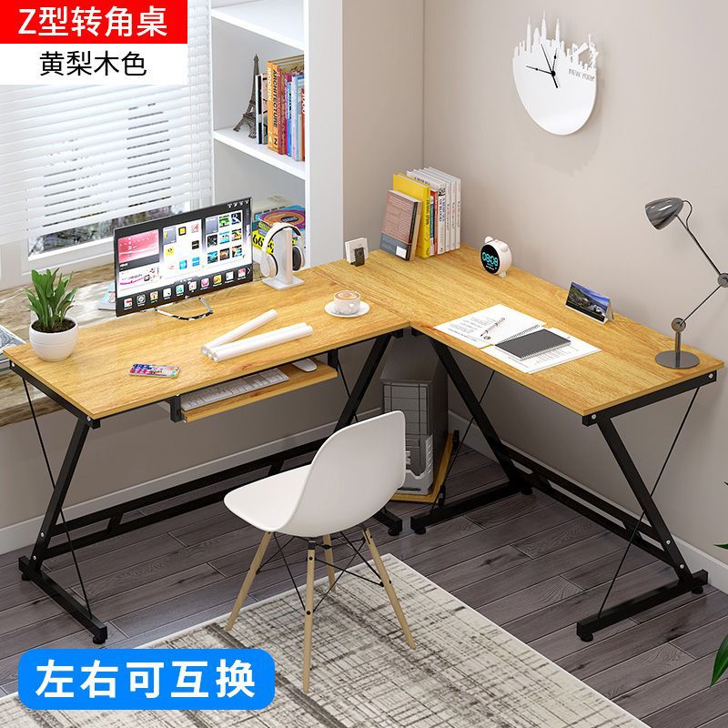 escritorio de dormitorio de casa pequeña escritorio de escritorio simple moderno escritorio de escritorio de esquina escritorio de computadora