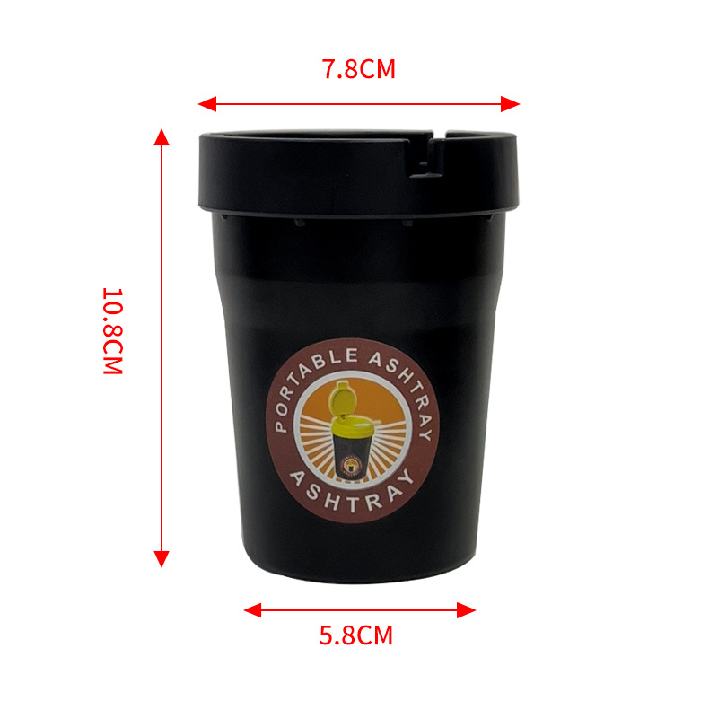 [Carzhifu nuevo coche personalizado multifuncional coche portátil coche especial cenicero material universal transfronterizo