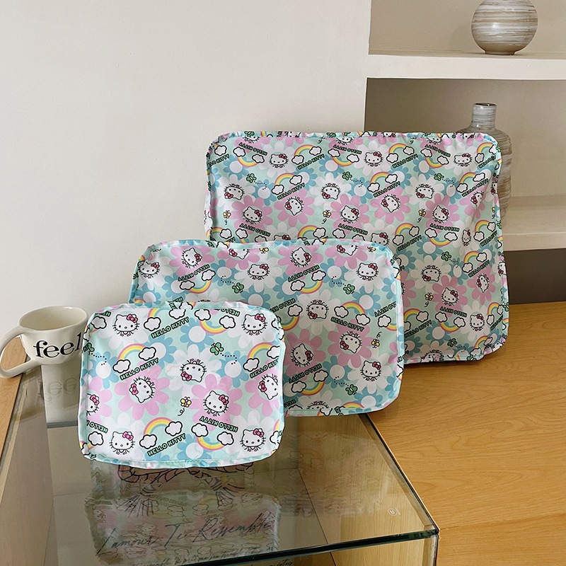 Cross-Border Hot-Selling Kt Cat Travel Storage Set, New Japanese-Style Cute Large-Capacity Clothing and Shoe Storage Bags