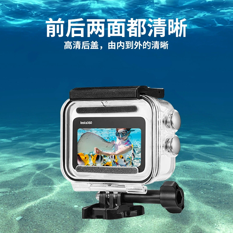 Подходит для Yingshi INSTA360 GO3 водонепроницаемый корпус, палец-держатель для камеры, 60M запасная герметичная оболочка, аксессуар для экшн-камеры