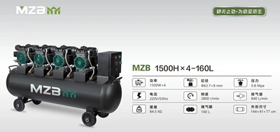 Static Bass Oil-Free Large Industrial: Hava kompressorları - 1500w4-160l-economical-model