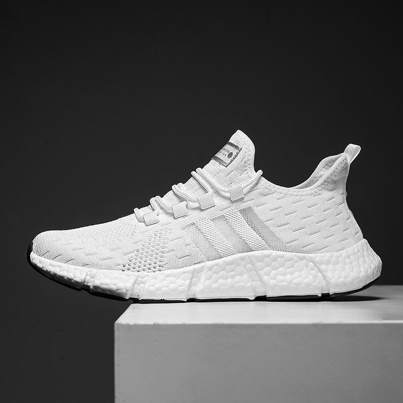 Spring New Anti-Odor Super Soft Real Popcorn Men's Shoes with Poop-Feeling Feet, Breathable Shock-Absorbing Casual Running Sports Shoes