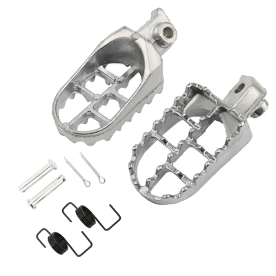 Off-Road Motorcycle Modified Universal Motorcycle pedals - silver
