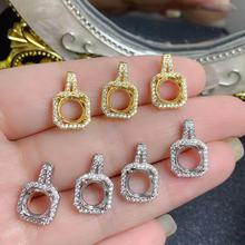 �S��ֱ�N���l�ʌ����925�yδ�Ƕ��ʯ����������ʯ8*8mm�ɴ��Ƕ
