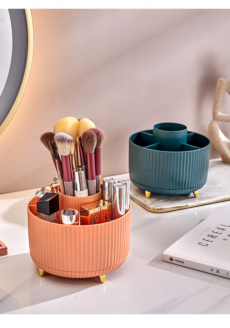 Einfarbige, Einfache, Tragbare, Staubdichte Aufbewahrungsbox Für Make-up-werkzeuge display picture 1