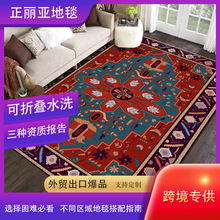 地毯客厅跨境tume代发波西米亚风地毯耐脏易打理仿羊绒地毯可批发