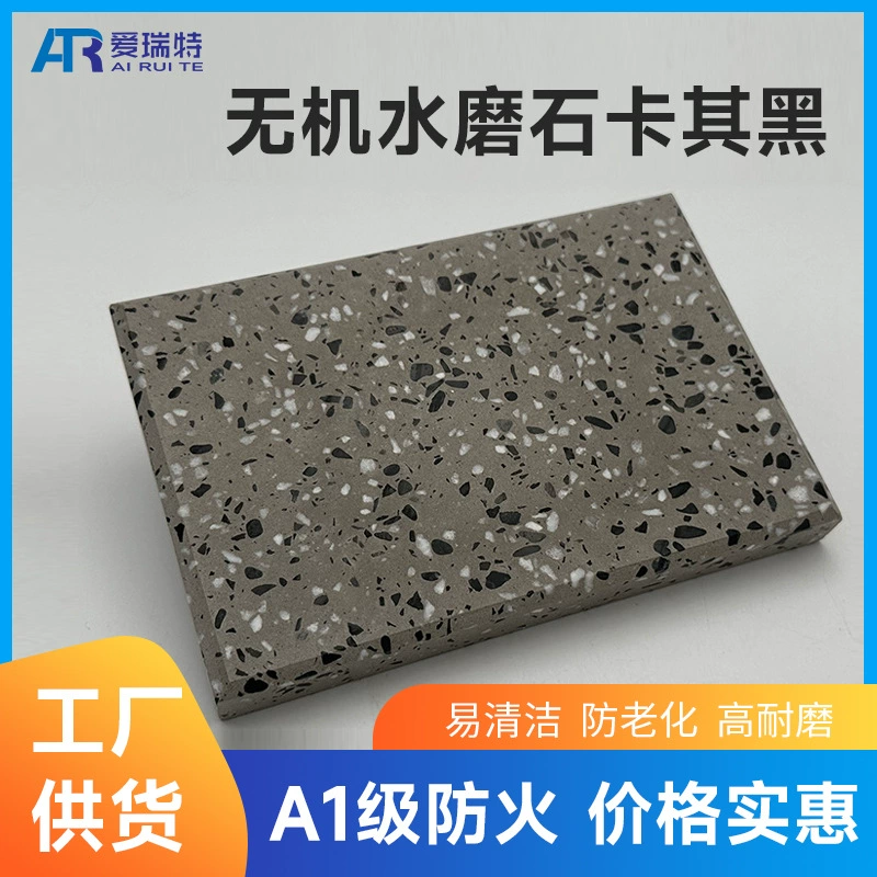 Натуральный мрамор, неорганический камень, матовый, цвет хаки-черный, роскошные каменные напольные плитки, плитка терраццо, плитка PC, для вилл и садов