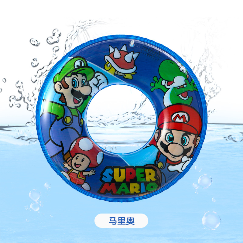 Personaje de dibujos animados anillo de natación niña de verano lindo anillo de natación axila gruesa anillo salvavidas natación flotante image 21