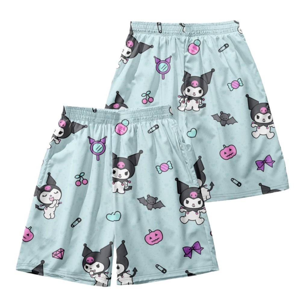 Sanrio, спортивные быстросохнущие шорты, пляжные штаны, 3D, свободный крой