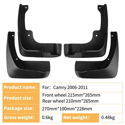 Suitable for Toyota Mudguard