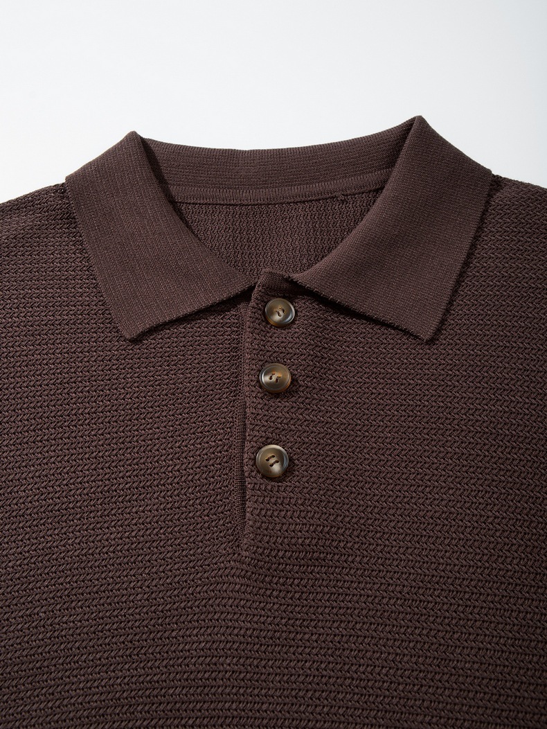 Inflation Polo Collar Knit Sweater