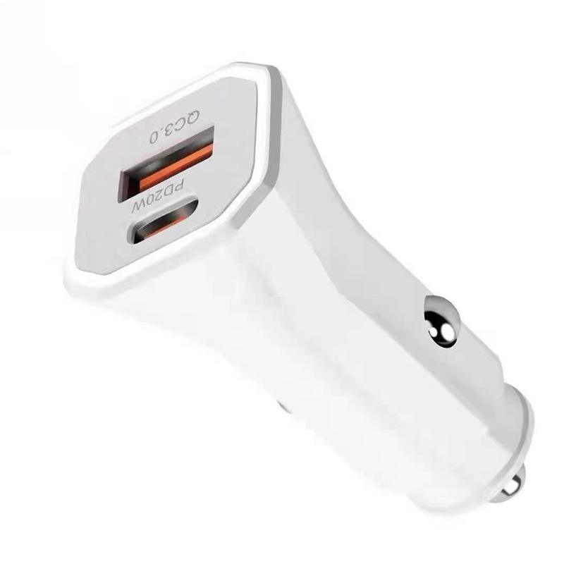PD 車の充電器急速充電デュアルポート 38 ワット QC + タイプ c 車の充電器シガーライターワンツーツー車の充電ヘッド|undefined