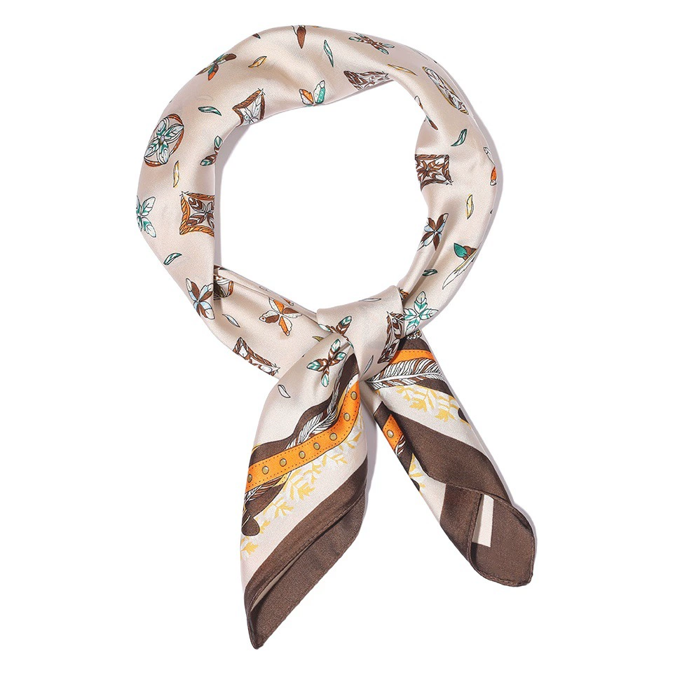 Новый шарф женский атласный шелк 70 см печать Джокер маленький квадратный подарок шарф оптовая продажа с фабрики