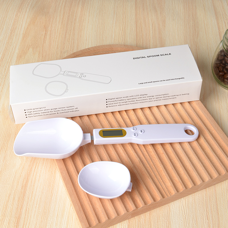Báscula de cuchara de cocina, cuchara medidora electrónica, báscula electrónica para café, báscula de peso en gramos, báscula para alimentos, pequeña horneado doméstico al por mayor