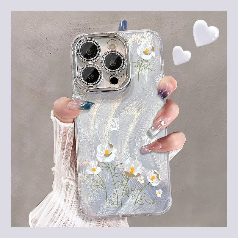 Suitable for Oppo Reno15Pro Phone Case Reno14/Find X9/A58 Feather Yarn A97/A6 Bouquet 261