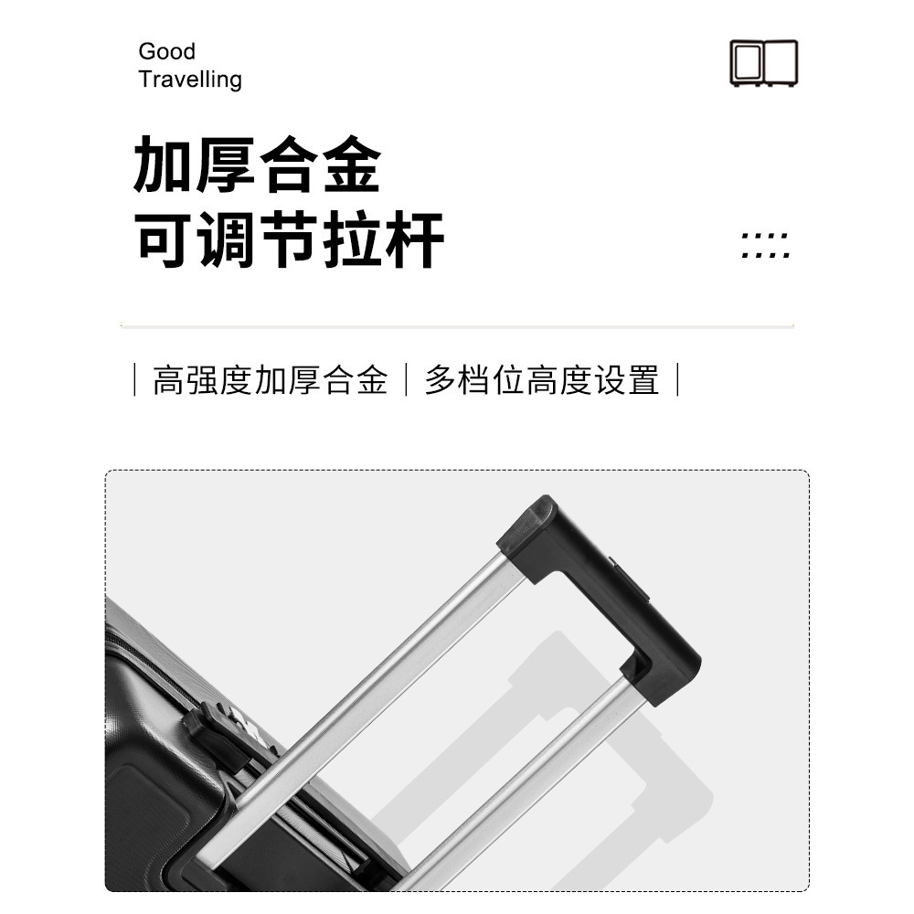 Equipaje de viaje para estudiantes de 20 pulgadas para hombres con ruedas universales 24 ruedas silenciosas de gran capacidad