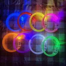 LED亚克力发光手环气泡闪光手镯音乐节应援荧光手环道具礼品批发