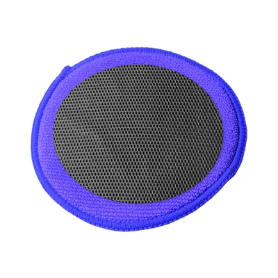 cleaning, car beauty, car wash magic, Car cleaning tools - hollowed-out-circular-abrasive-pad-in-blue