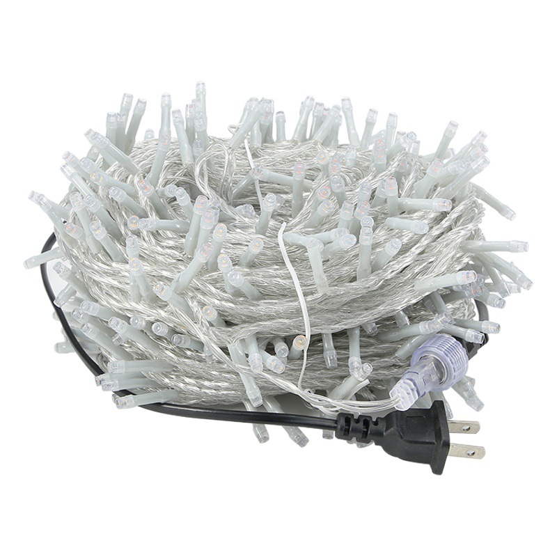 LED luz de color de baja tensión Cadena de luz cortina al aire libre patio Decoración Luz neta cielo estrellado luz de la tira de hielo luz de la estrella luz LUZ DE Navidad