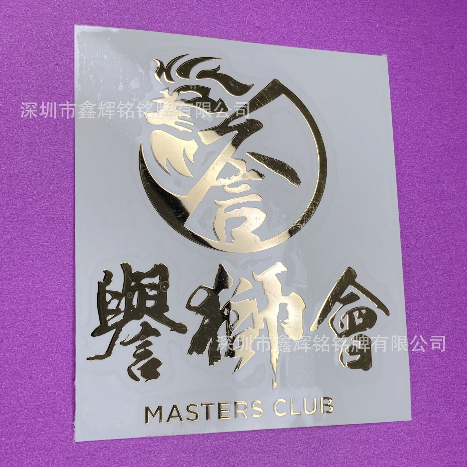 供应净水器标牌 不干胶logo标签 金属分体字商标