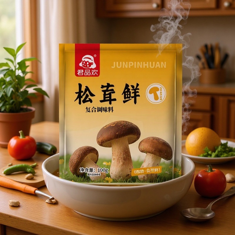 松茸鲜鲜调味料0脂代替鸡精味精炒菜调馅炖汤凉拌提鲜美味调味品