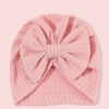 Scarf with bow, baby cap, headband for new born, set, European style, India, wholesale