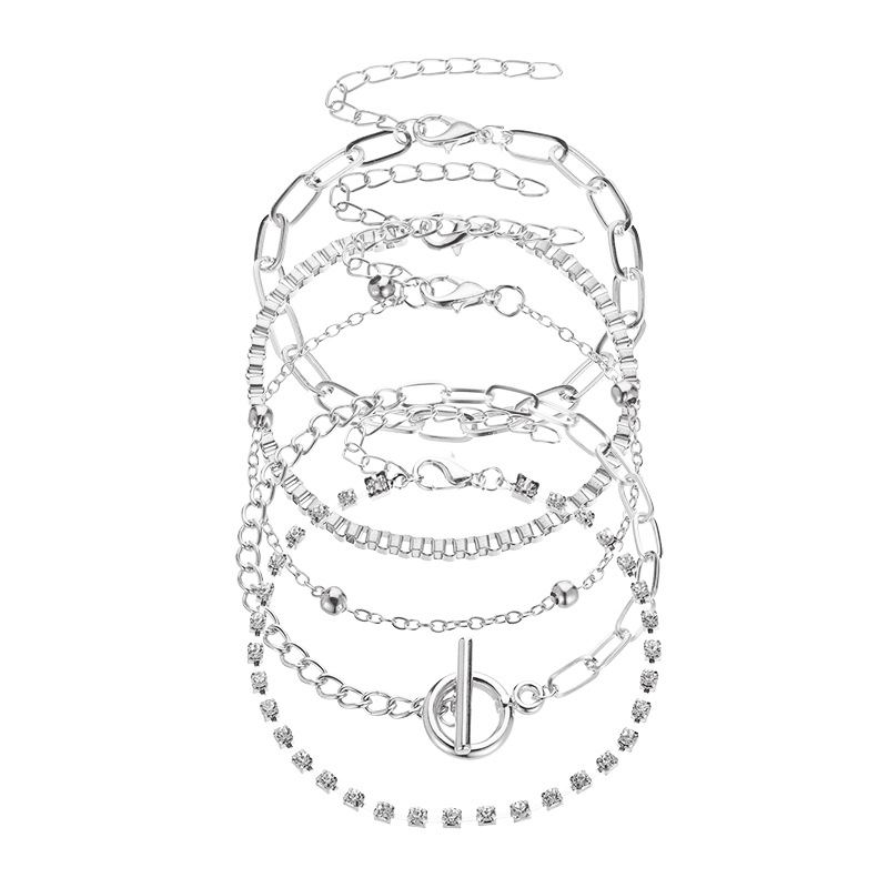 Geometric Fashion Artificial Gemstones Alloy Bracelets Wholesale display picture 7