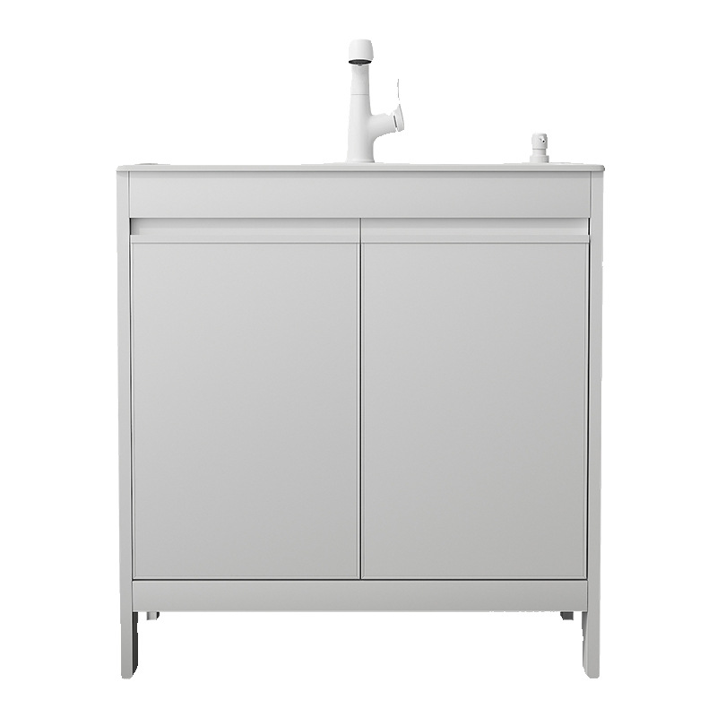 lavabo de balcón lavabo de manos al aire libre lavabo de piedra de cuarzo patio lavabo de piso tipo lavabo gabinete combinación