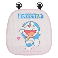 Подлинная Автомобильная подушка Doraemon, милая дышащая Нескользящая подушка для сиденья с принтом, летний ледяной Шелковый чехол для автомобильного сиденья