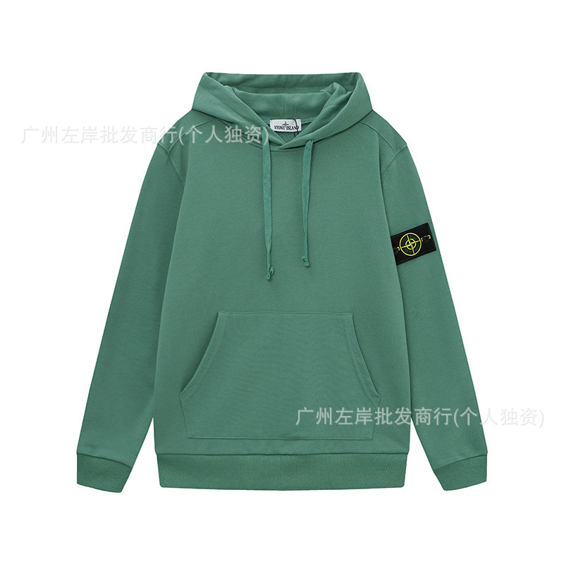 9922墨绿色连帽（毛圈款） / S