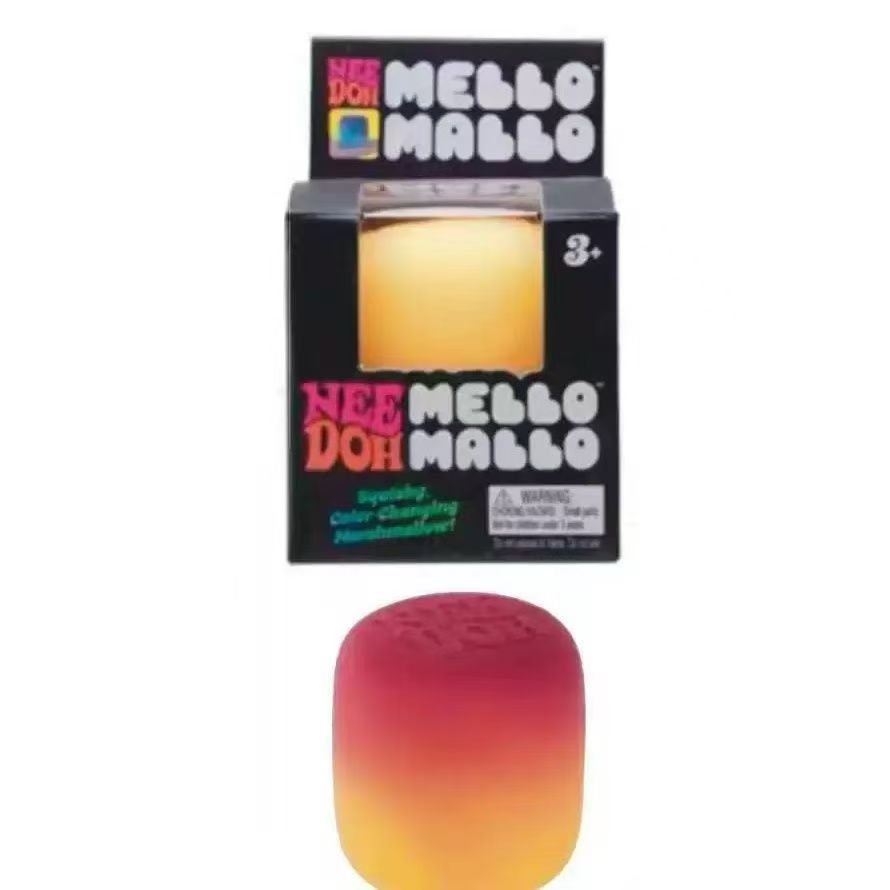 Marshmallow naranja en la luz (logo)