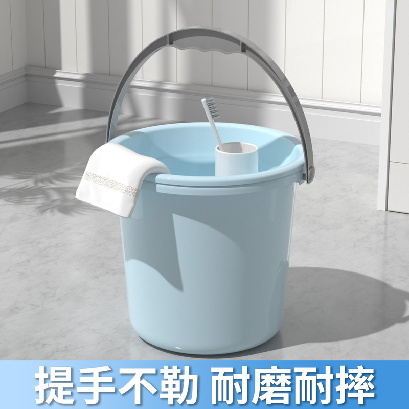 送料無料厚みのあるプラスチック洗面器家庭用蓋付きバケツ学生寮大小洗濯洗面器足湯バケツ|undefined