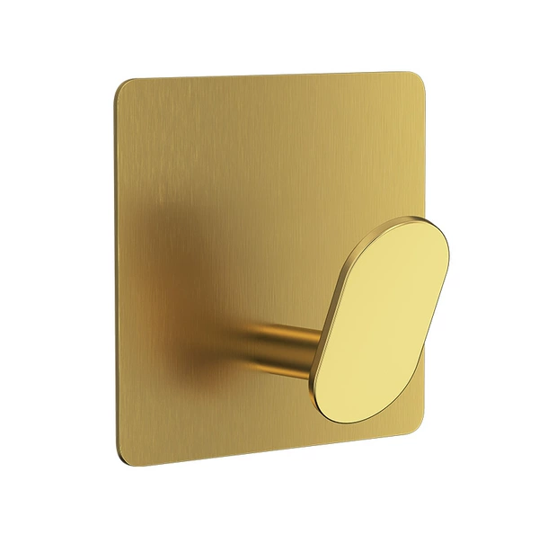 Duckling hook-gold-square negative-4pcs
