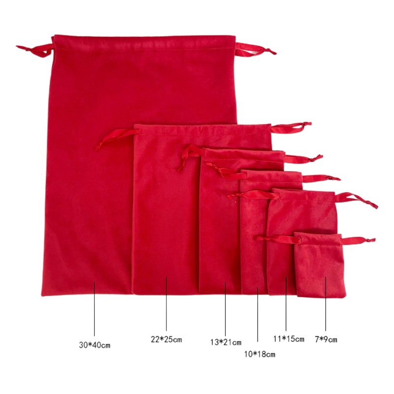 Bolsa de terciopelo con logotipo personalizado, suave bolsa de terciopelo de alta gama con cordón para guardar joyas, accesorios y teléfono.