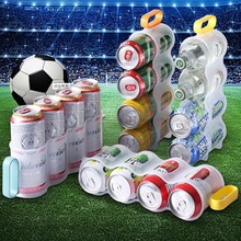 跨境厨房冰箱收纳盒 冷藏啤酒可乐罐装汽水饮料收纳架储物盒