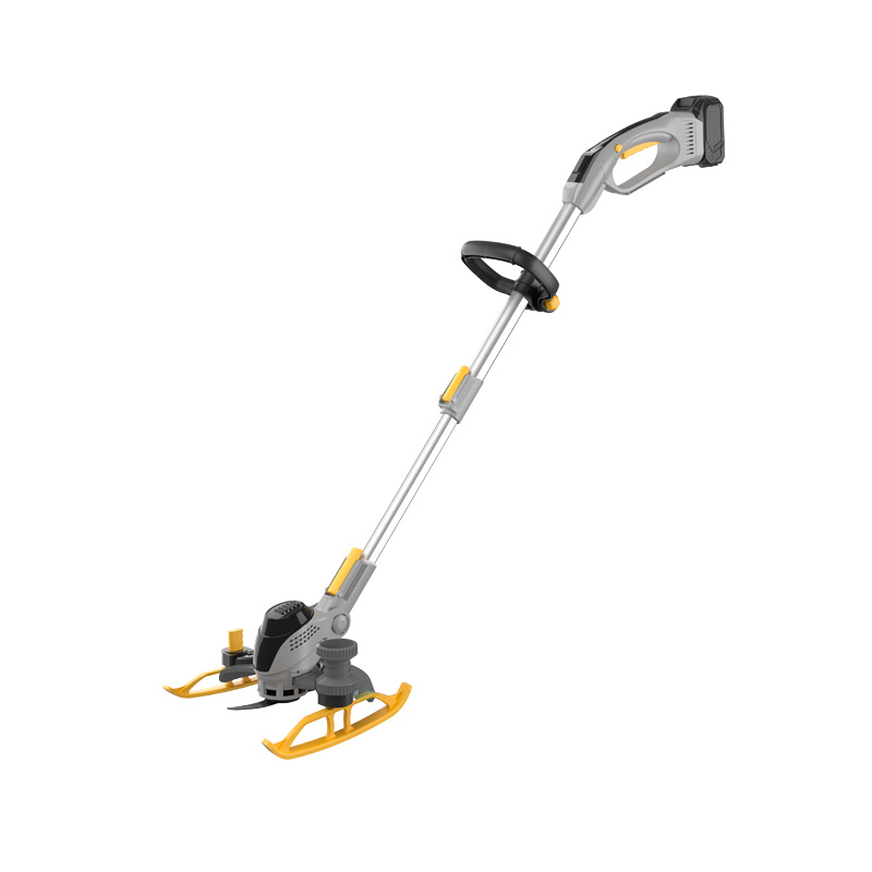 跨境家乐美电动割草机小型家用手推式除草坪修剪机锂电神器多功能