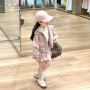女童连帽可爱甜美套裙
