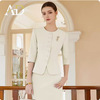 creamy-white Suit