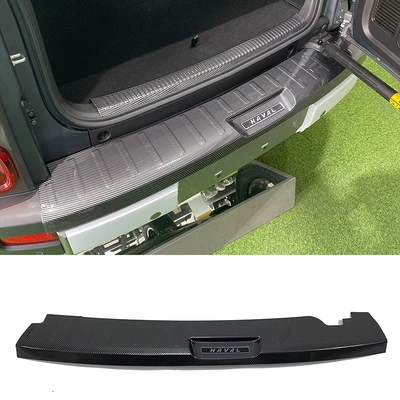 Welcome Pedal Trunk Rear Guard – Dekorativ pedal başlıqları - 1-piece-of-outer-guard-abs-carbon-fiber-texture-suitable-for-2023-raptoron