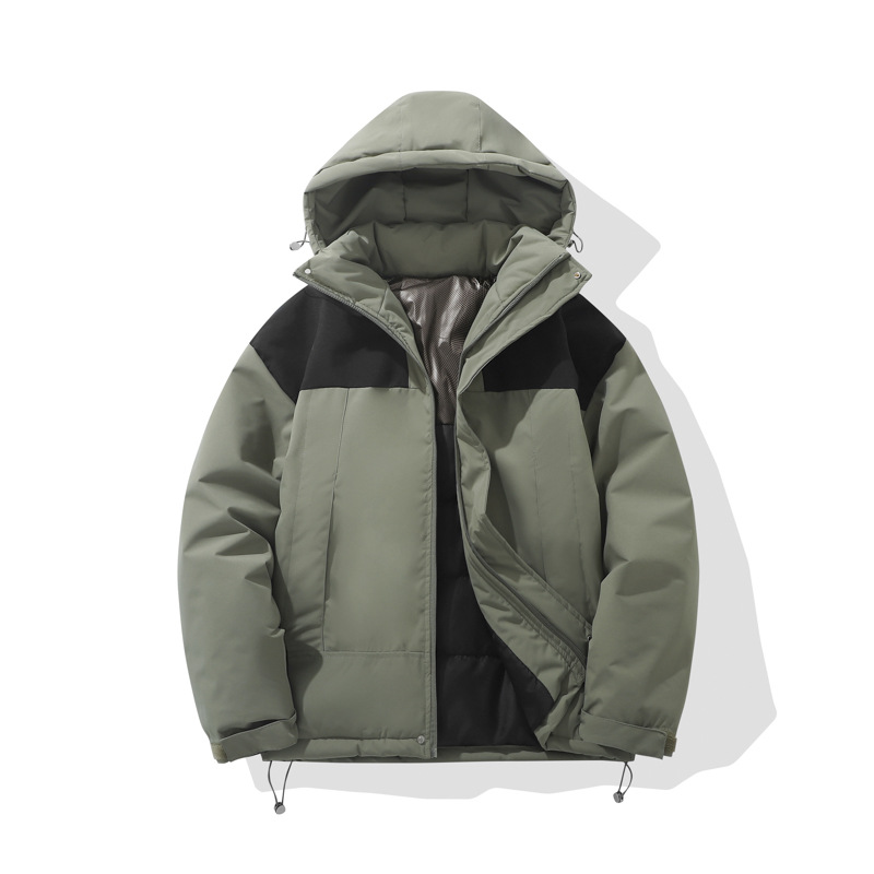 Vêtements pour hommes Vêtements en coton à la mode Couple Vêtements d'hiver Vente chaude Peut être ouvert en deux couleurs Couple décontracté Graphène Chaud À Capuche_voghion.com