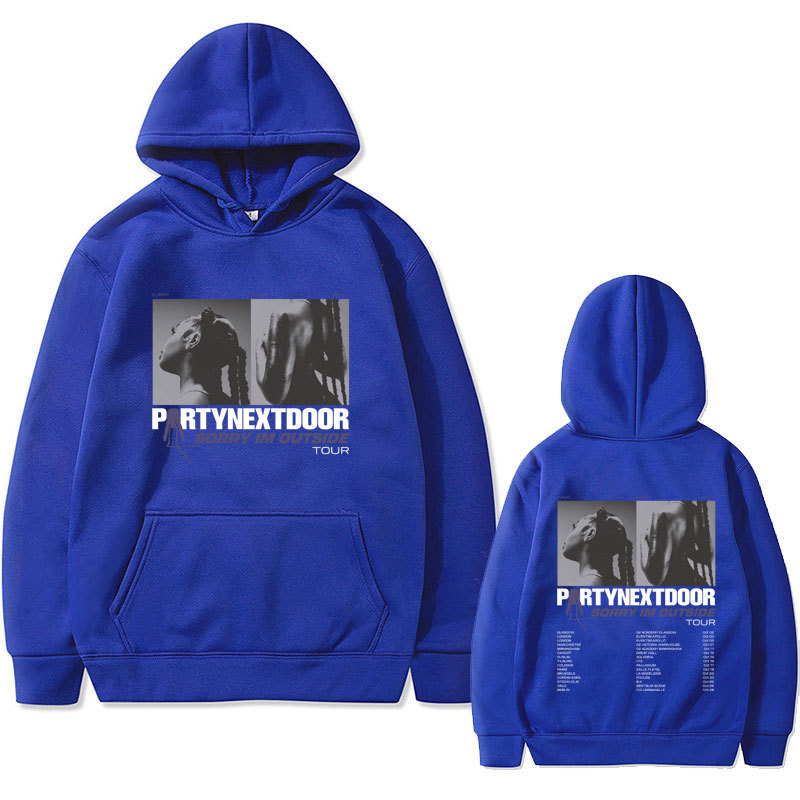 Rapper Partynextdoor Double Sided Print Hoodie Male Vintage