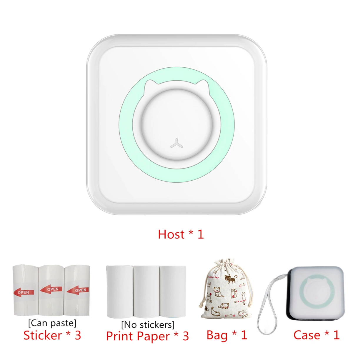 Xuncen Small photo, printer, bluetooth