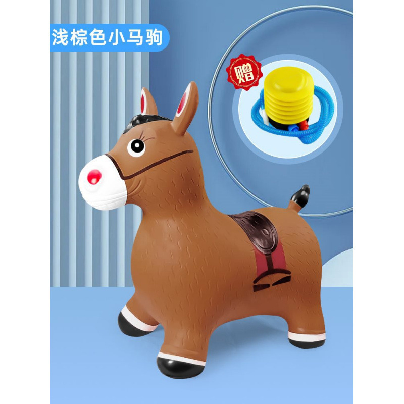 밝은 갈색 조랑말