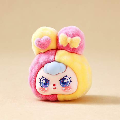 かわいい植毛カラーブロックウサギかわいい人形デスクトップ装飾品ハイエンドニッチライブブロードキャストブラインドボックス卸売|undefined
