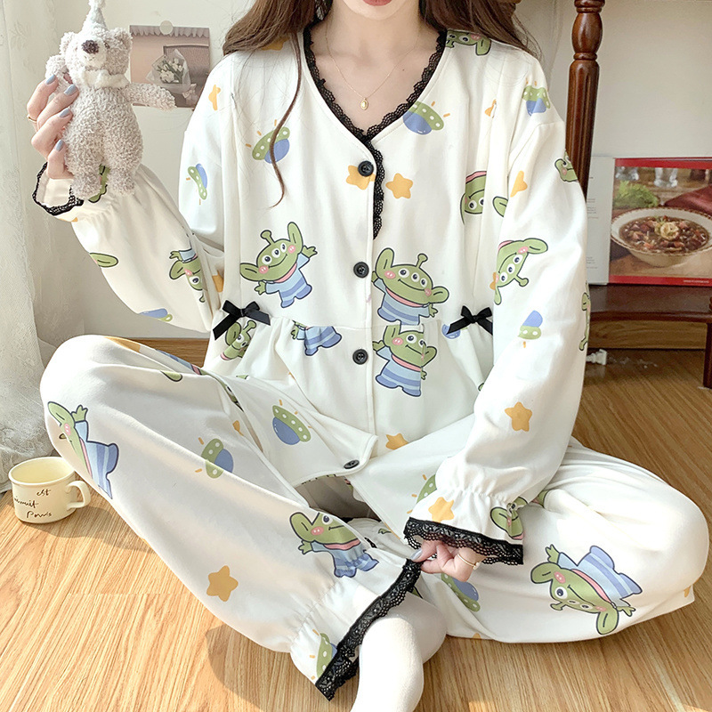 브이넥 쓰리아이 코튼